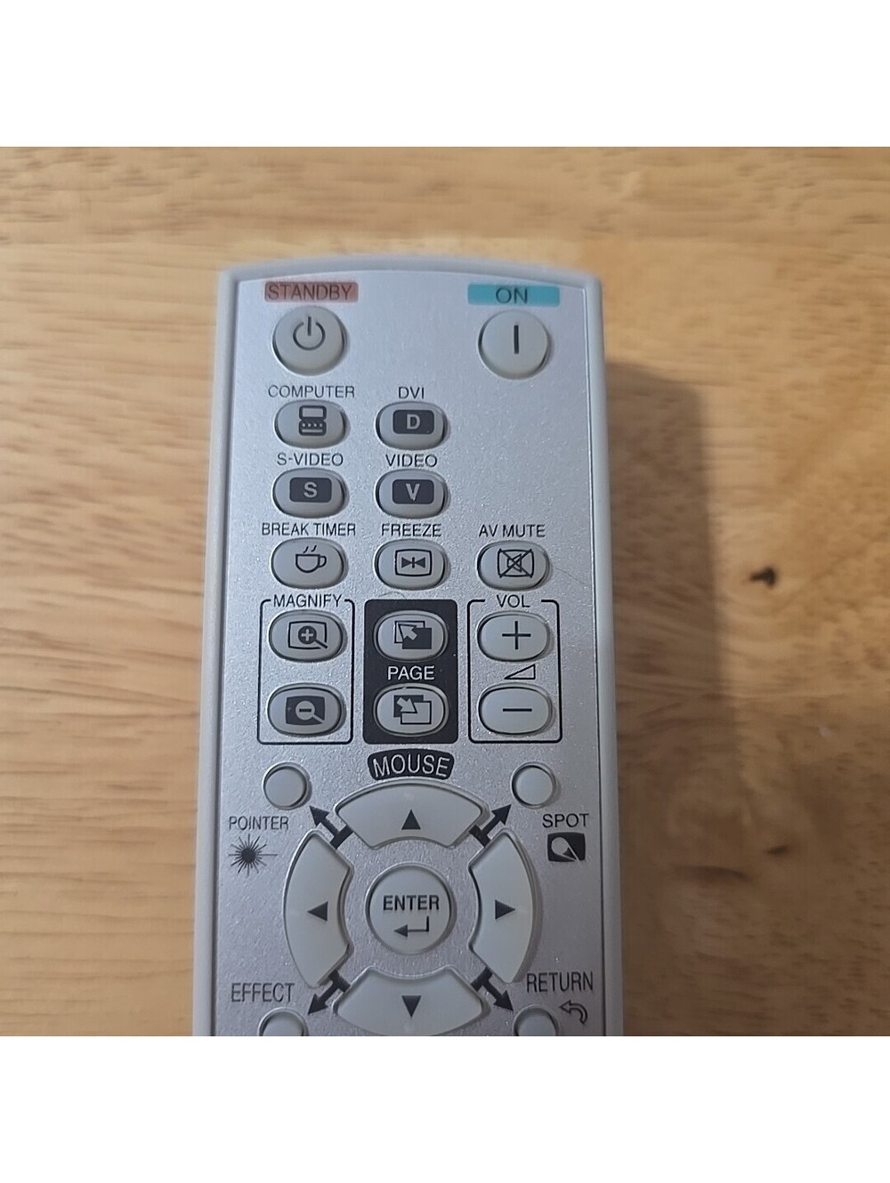 Sharp RRMCGA662WJSA Projector Remote Control - Tested, Works - Picture 2 of 5
